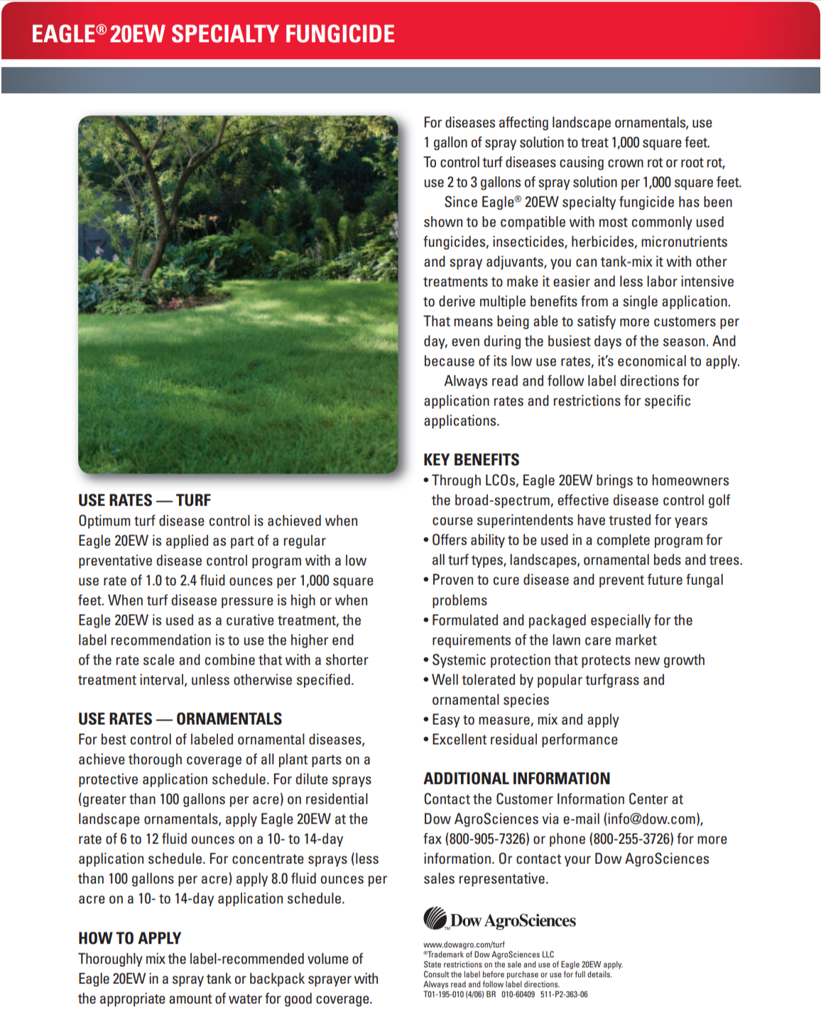 Eagle 20 EW Fungicide Specialty - 1 Pint (Controls Powdery Mildew & Brown Patch)