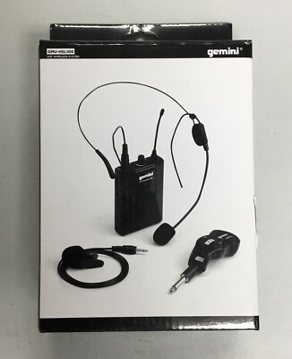 Gemini GMU-HSL100 UHF Wireless Hands Free Microphone System