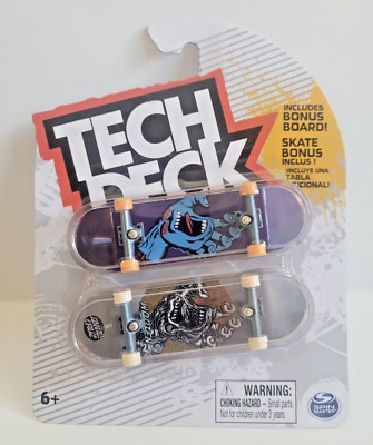 Tech Deck Bonus Board 2 Pack Santa Cruz Screaming Hand  Jake Wooten