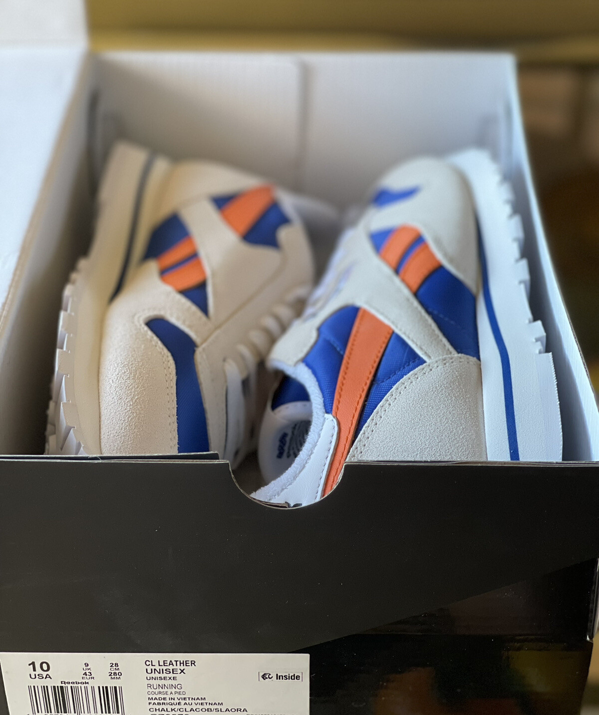 Reebok Classics x Bronze 56K CL Leather Chalk New York Knicks GZ3878 Size  10: купить с доставкой из США, цена 18 846 руб - (334141126590)