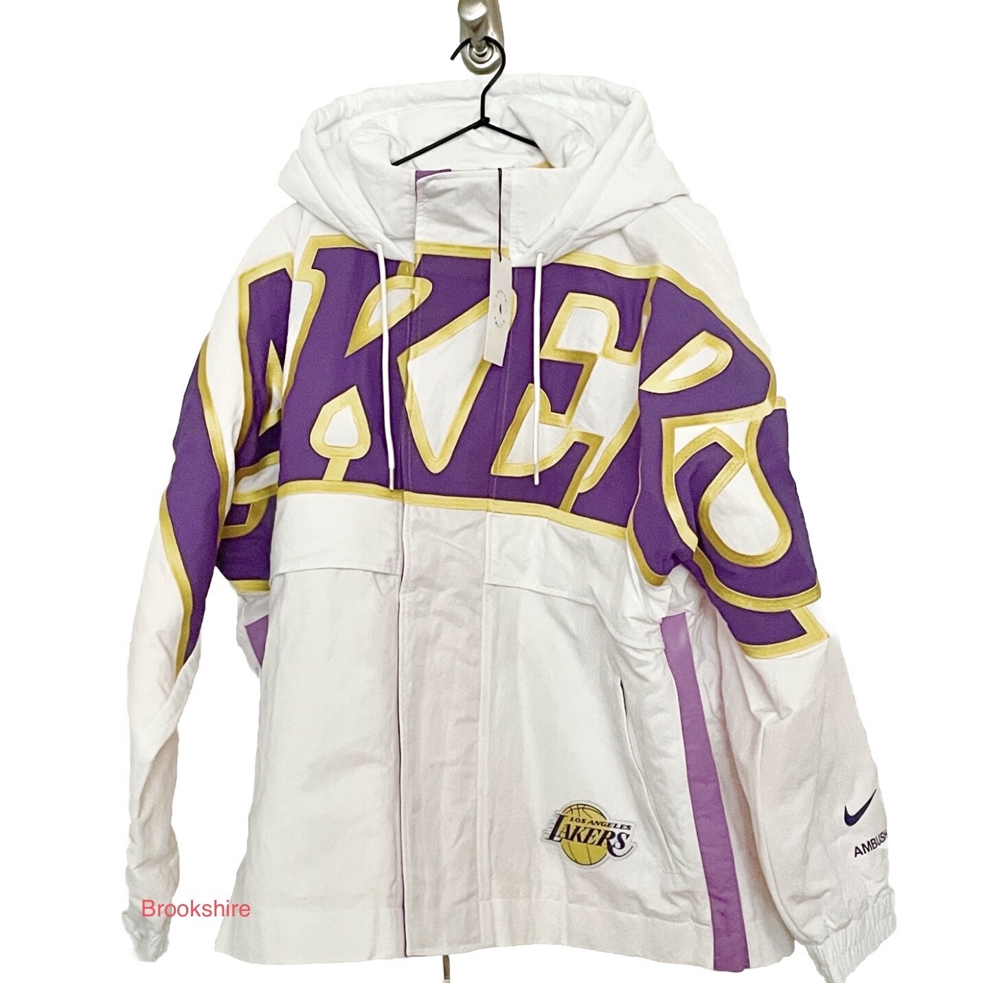 ウェア NIKE X AMBUSH COLLECTION Jacket Nike x Ambush NBA Collection Lakers Jacket DB1617-121