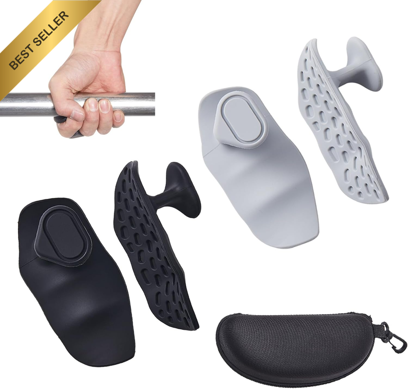 Anti-Slip Workout Rubber Weight Grips, Ergonomic Rubber Hand Protector Gloves fo