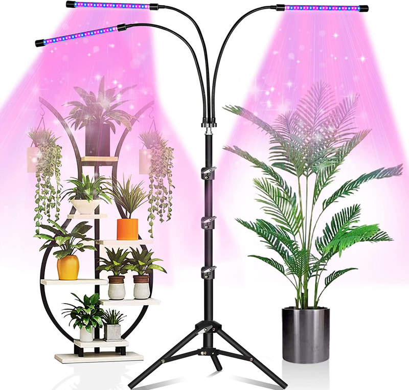 For Indoor Plants, Full Spectrum Plant Light With 15-48 Inches Adjust