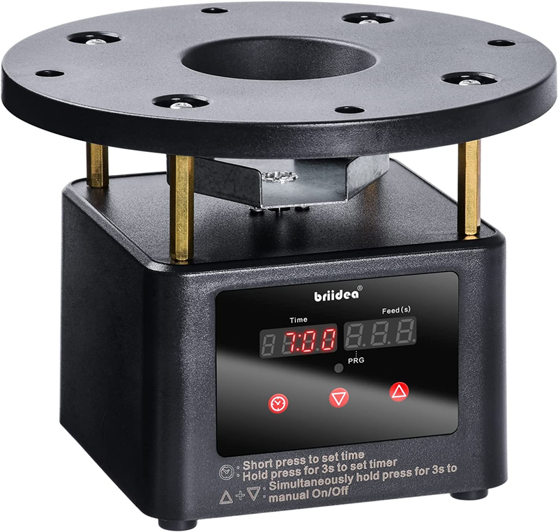 All-In-One Deer Feeder Motor and Timer Kit Metal Spin Plate Adjustable Mount