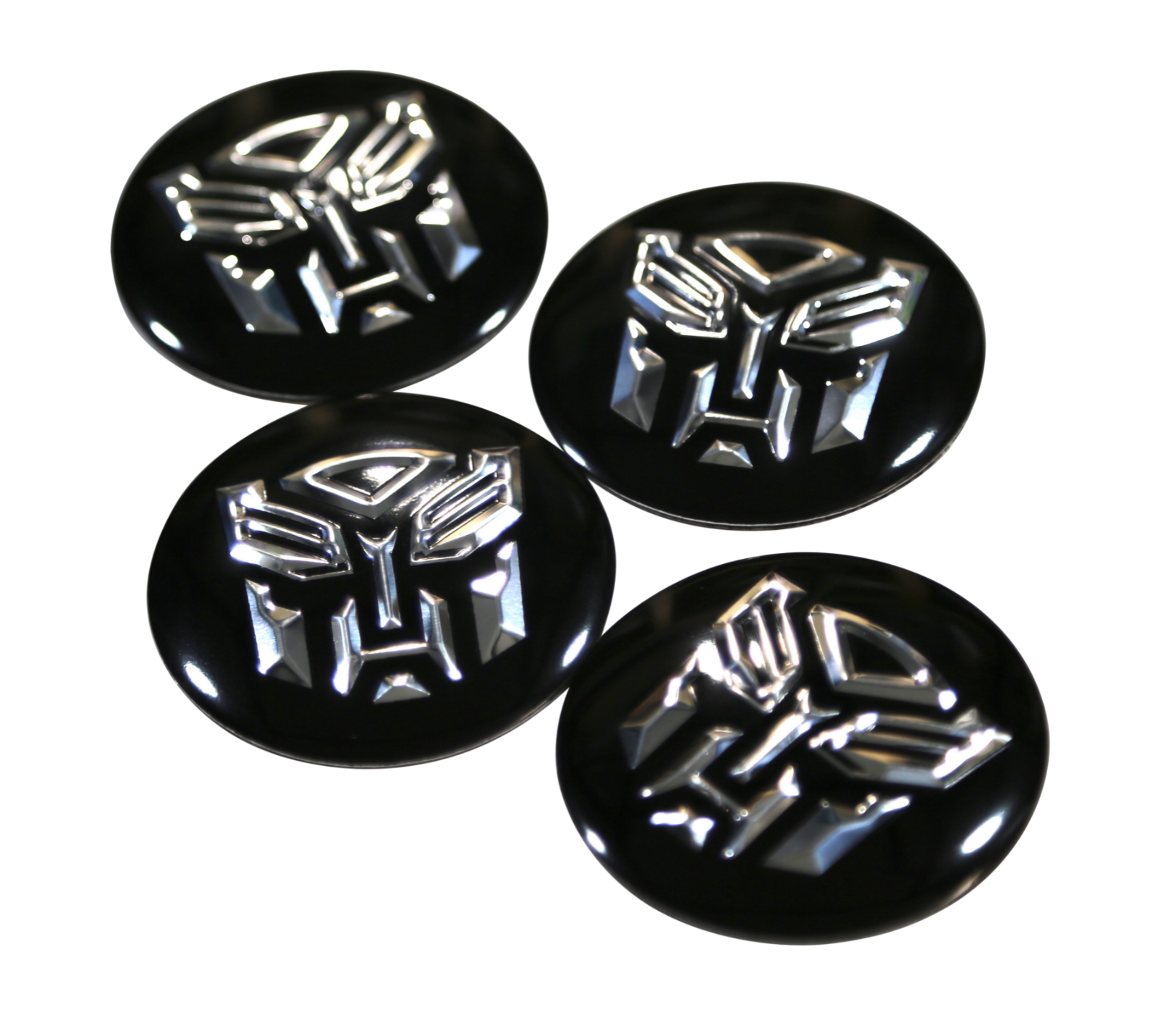 Car Auto 2. 4x Transformers Optimus Prime Center Cap Sticker Decal