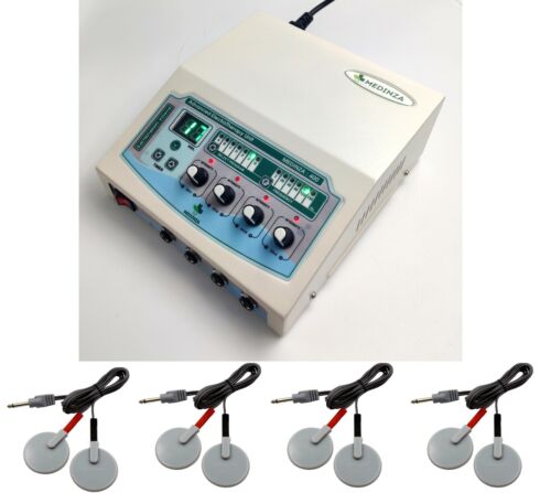 Prof. 4 Channel Electrotherapy Physical Pulse Massager Therapy Medinza 400S Unit