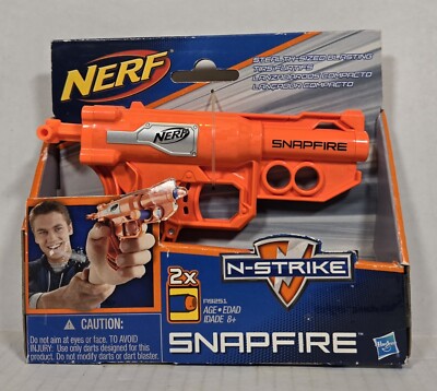 Nerf N-Strike SnapFire Stealth Blaster Toy Dart Gun Hasbro w/ 2 Darts