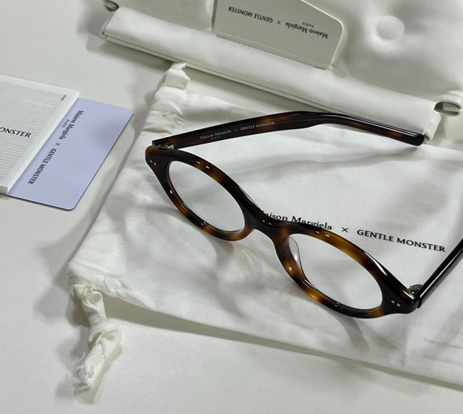 Gentle Monster x Maison Margiela MM111 Tortoiseshell Clear Gentle Monster x Maison Margiela MM111 Tortoiseshell Clear