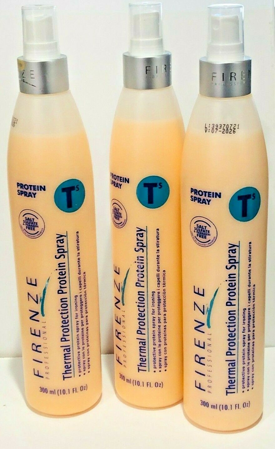 FIRENZE THERMAL PROTECTION PROTEIN SPRAY 3 PACK 10.1 OZ