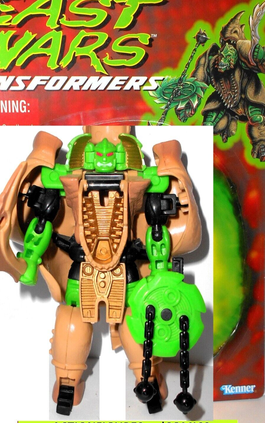 Transformers Beast Wars ls Rhinox輸入版 Transformers Beast Wars 1996 RHINOX complete FULL CARD Rhino