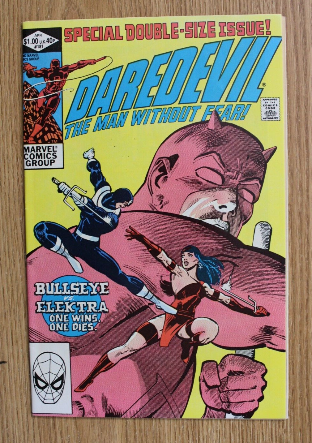 Marvel Daredevil #181 Death of Elektra (Apr,1982) 40p