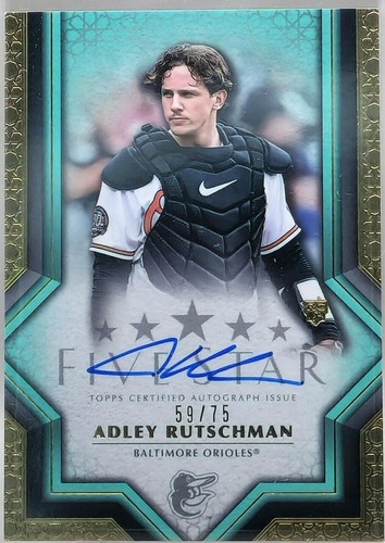 2023TOPPS FIVE STAR Adley Rutschman 20シリ Adley Rutschman 2023 Topps Stars of the MLB RC #SMLB-22 | eBay