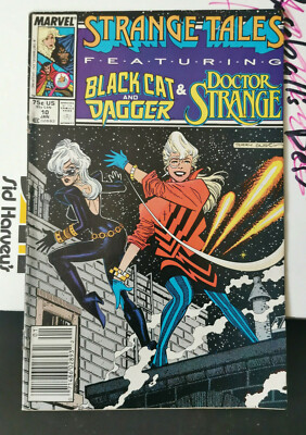 Marvel Strange Tales #10 Black Cat & Dagger & Doctor Strange Newsstand 1988