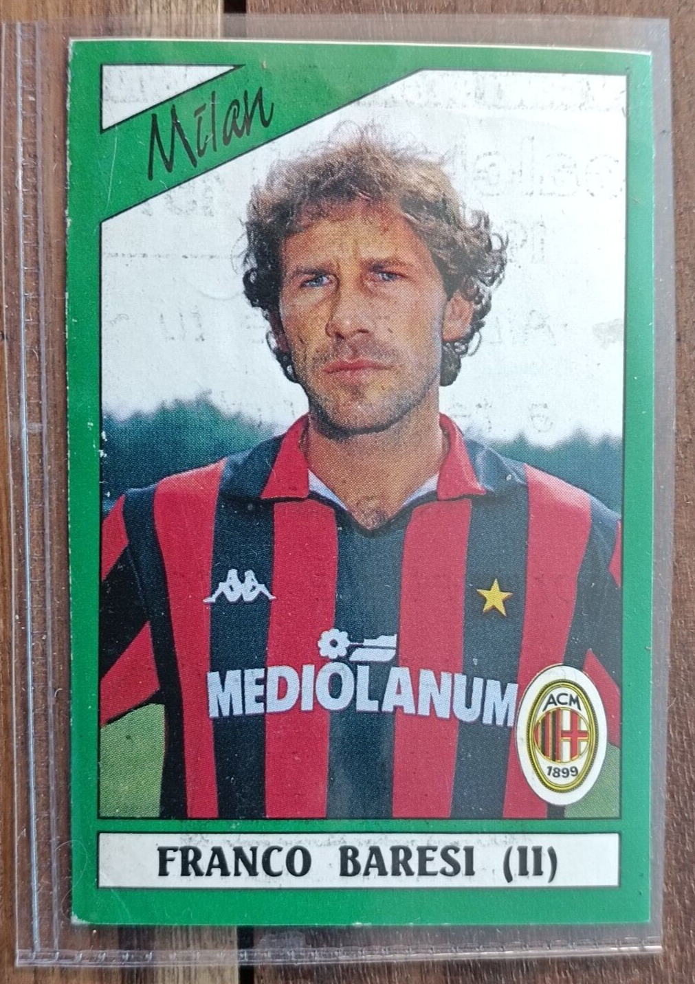 Franco Baresi N.157 Figurine Football Edition Panini