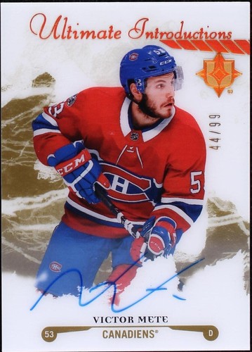 2017-18 Ultimate Collection - Victor Mete #UI-26