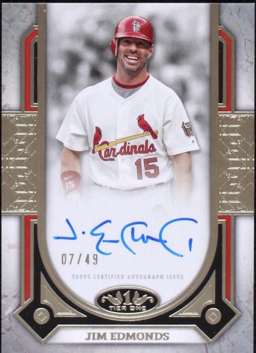 2024 Topps Tier One - Jim Edmonds #PPA-JE