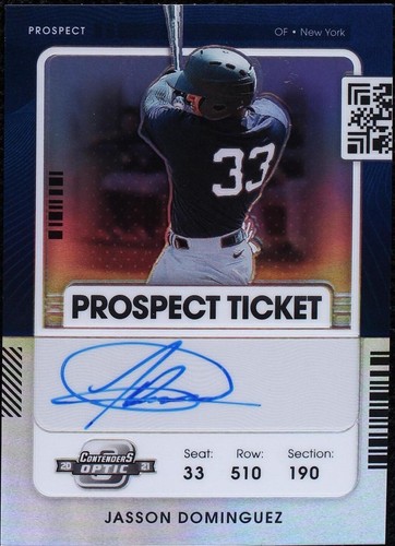2021 Panini Contenders - Jasson Dominguez #PT-JD