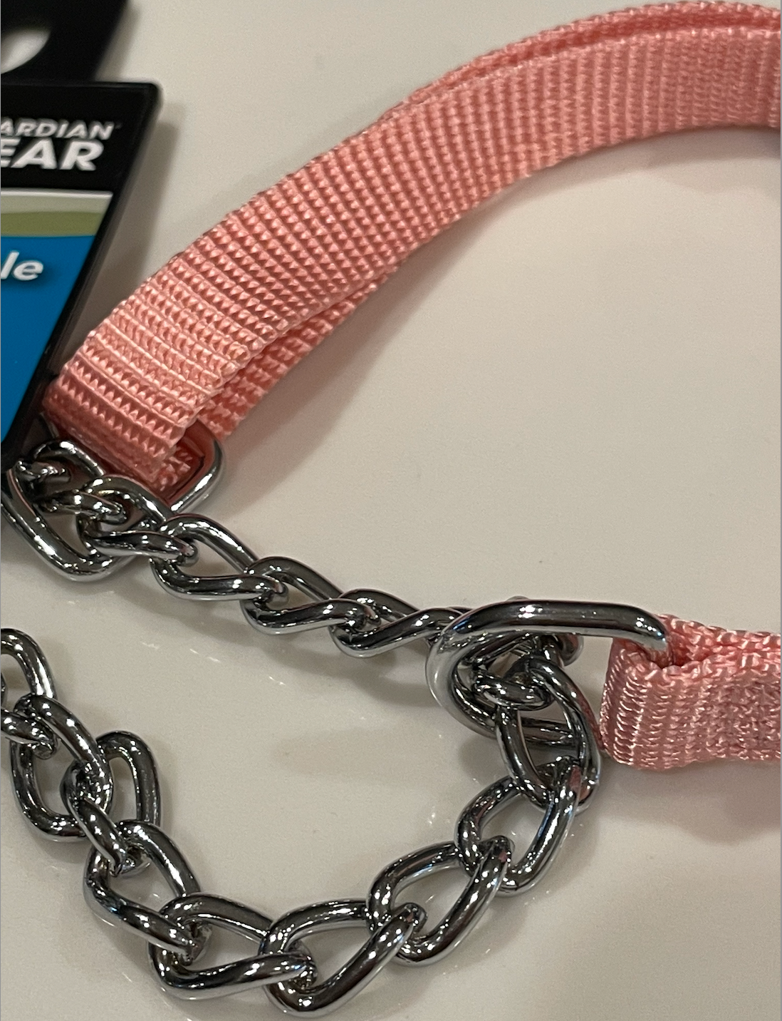 Guardian Gear Dog Martingale Chain Nylon Collar  Adjustable Small Medium Large - Picture 16 of 16