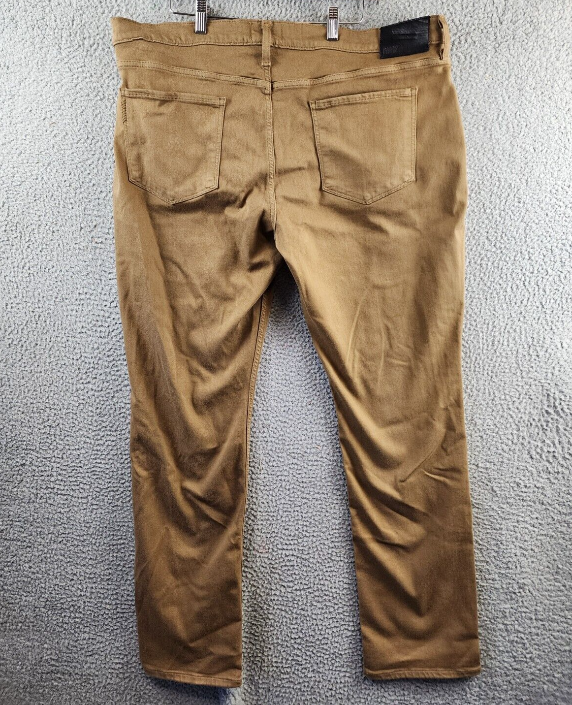 Paige Federal Slim Straight Fit Jeans Men's 40 Laurel Tan Zip Fly Button Closure - Picture 5 of 15