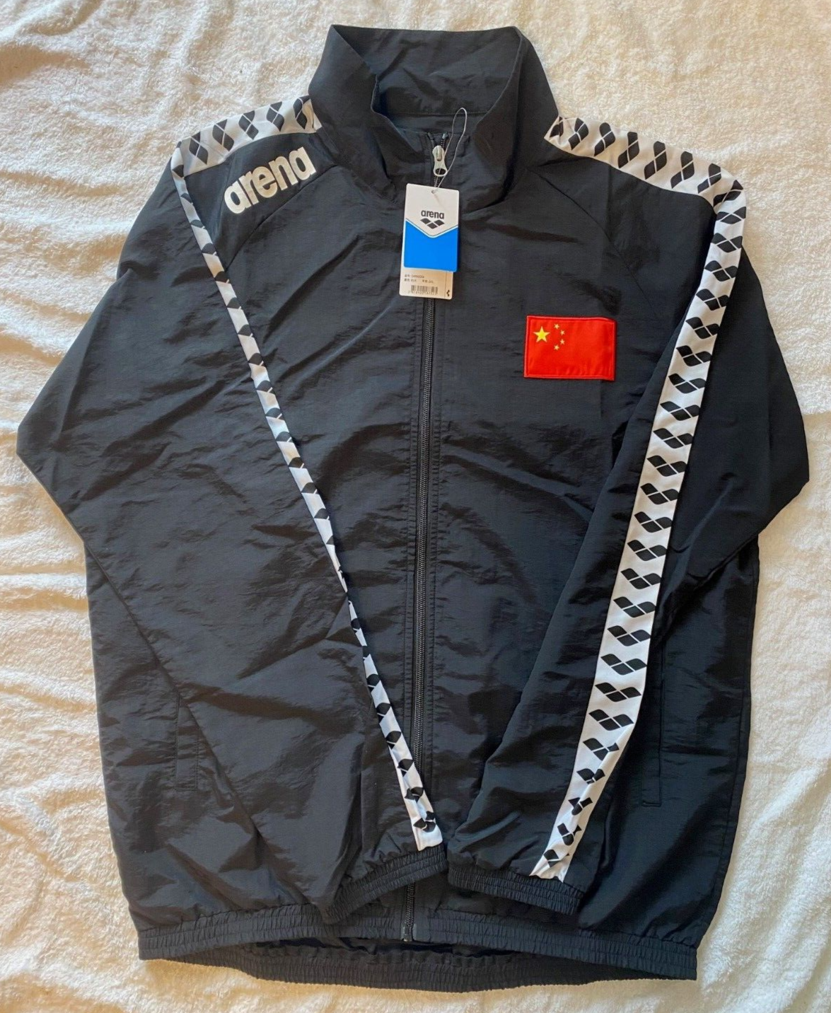 UNDER COVER SK務PT期china sweat jacket Genuine Arena Olympic Games Team China Swimming Track Suit