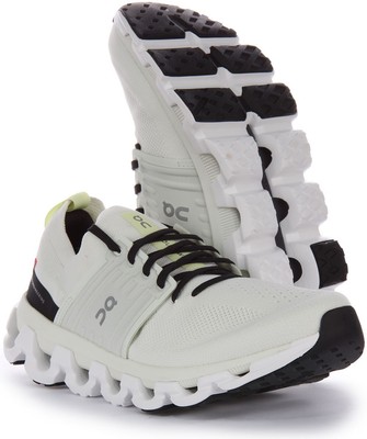 Pre-owned On Running Cloudswift 3 Mens White Black Size Us 6 - 13