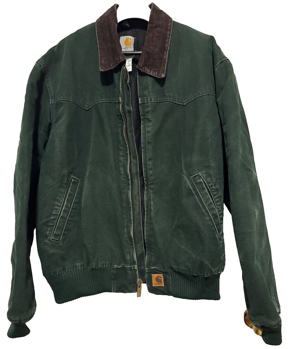 Carhartt デトロイトサンタフェジャケット　J14 SPC VINTAGE Carhartt Quilted Jacket Spruce Green J14 SPC Santa