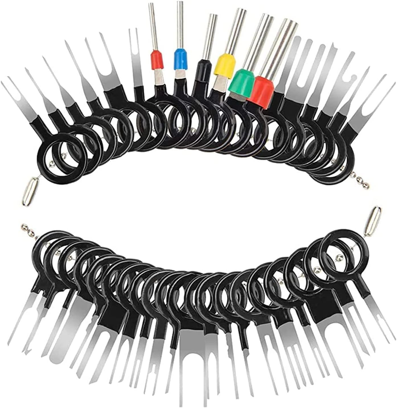 38 Pcs Terminal Removal Tool Kit, Terminal Ejector Kit for Car, Wiring Crimp Con