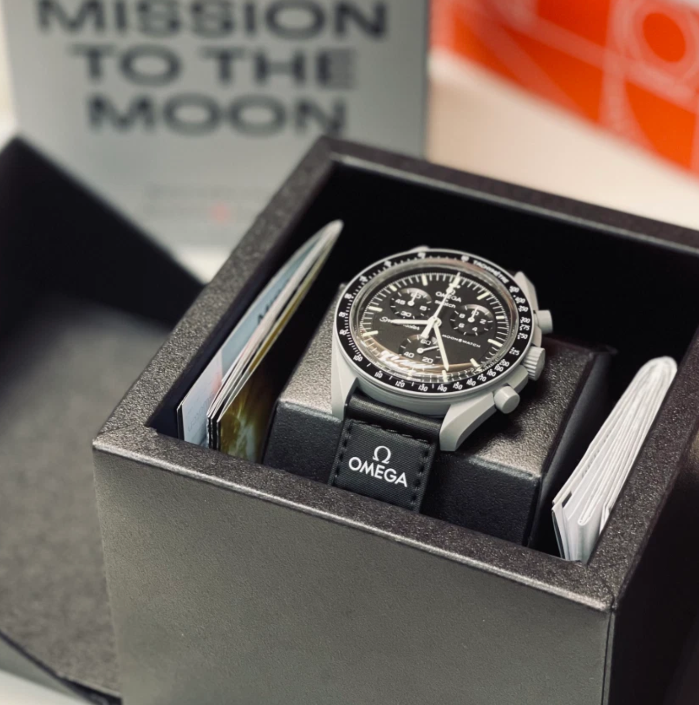Swatch x Omega Bioceramic MoonSwatch Mission To The Moon Swatch x Omega Bioceramic MoonSwatch Mission To The Moon