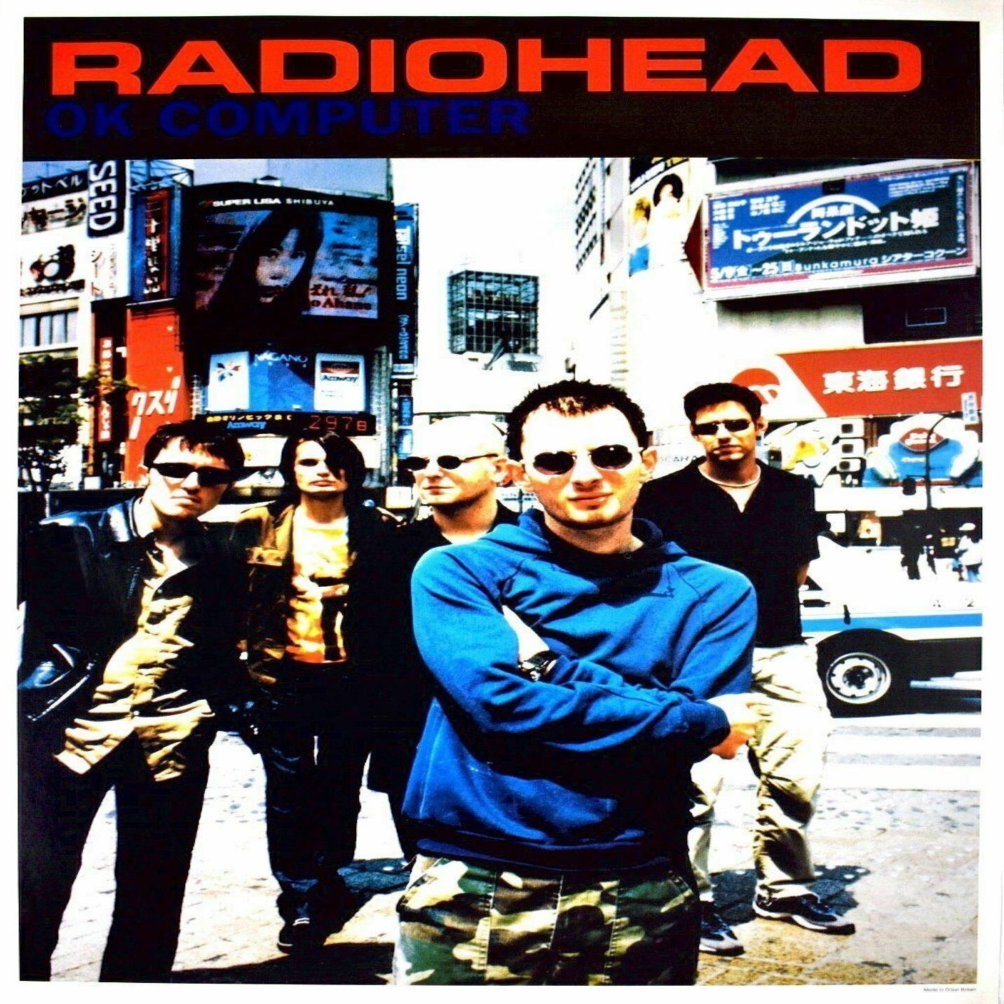 Radiohead Ok Computer Tokyo POSTER BANNER HUGE 4X4 Ft