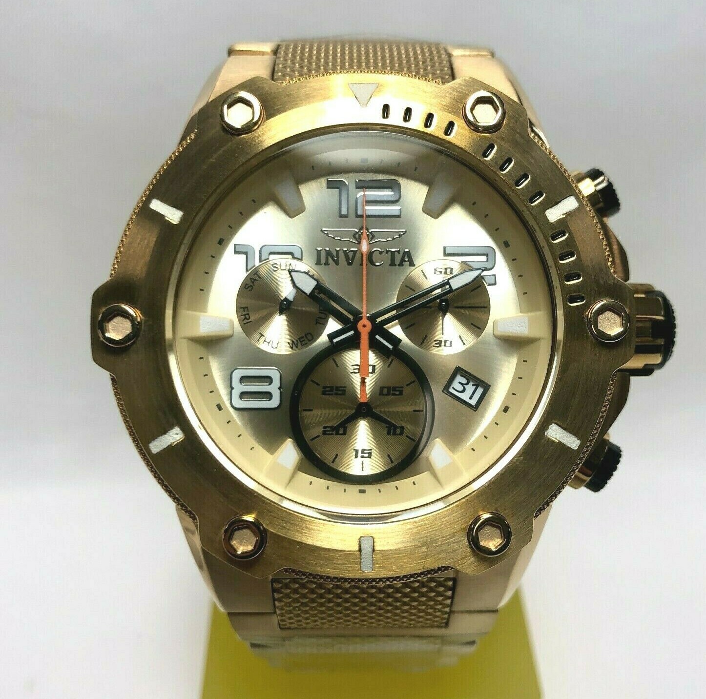 INVICTA 19529 52mm Goldtone Speedway Quartz Chrono. Viper INVICTA 19529 52mm Goldtone Speedway Quartz Chrono. Viper