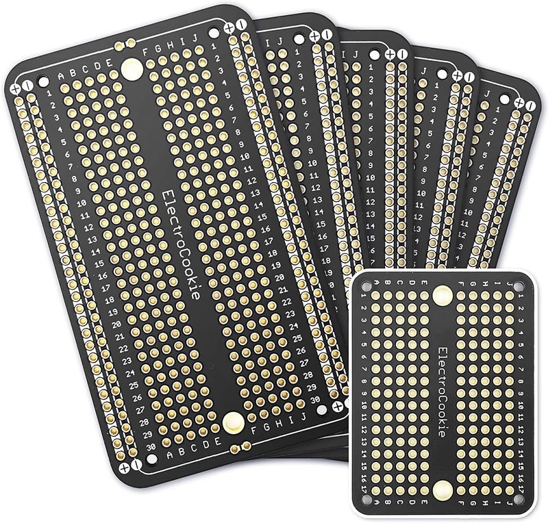 Prototype PCB Solderable Breadboard for Electronics Projects Compatible for DIY