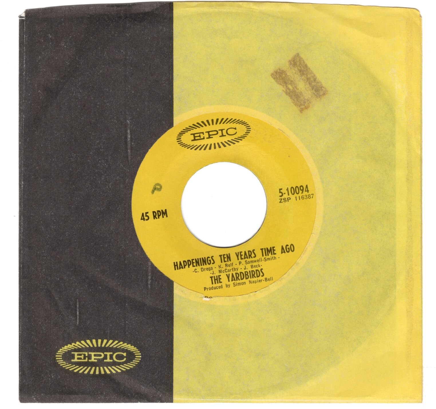 ヤードバーズ Yardbirds - 幻の10年 The Yardbirds – Happenings Ten Years Time Ago = 幻の10年