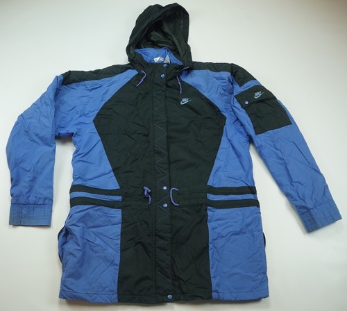 nike swoosh colorblock zip front hooded jacket