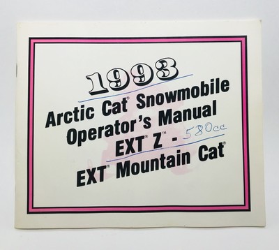1972 Arctic Cat 340 Ext Manual