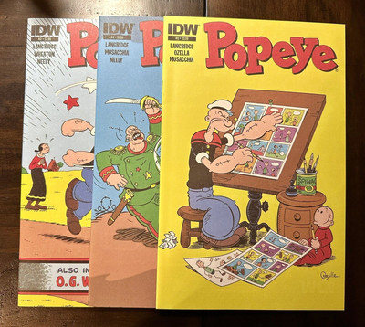 POPEYE LOT OF 3 BOOKS - NEW/NM - 2,4,5 - 2012 - IDW - LANGRIDGE - OZELLA