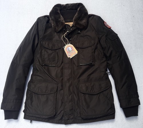 PARAJUMPERS Portland Jacket Size L Large M Brown Men's Down PARAJUMPERS Portland Jacket Size L Large M Brown Men's Down