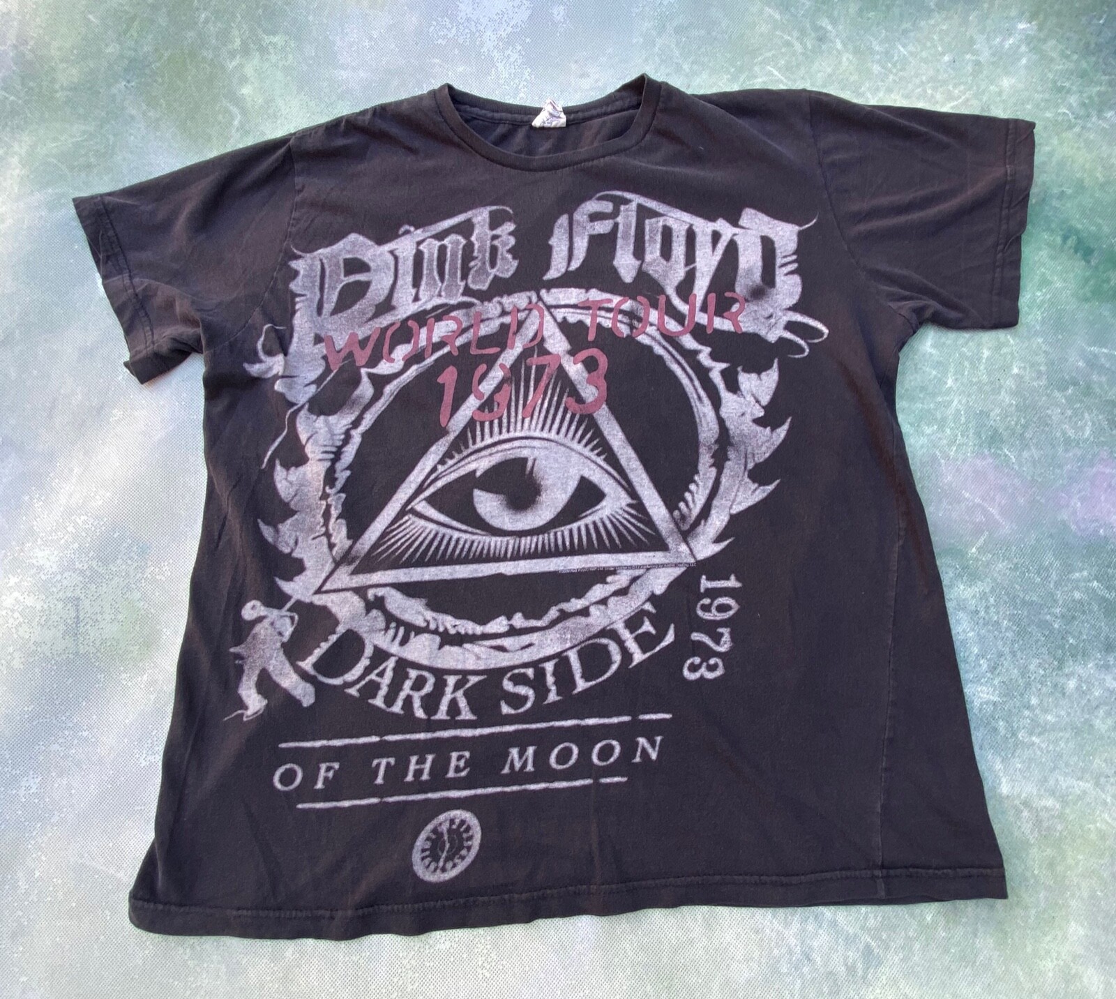 Vintage RARE Pink Floyd World Tour 1973 Dark Side Of The Vintage RARE Pink Floyd World Tour 1973 Dark Side Of The