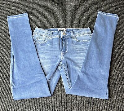 Jordache Jeans Girls 14 (24X25.5) Blue Denim Slim Casual Outdoors Kids Youth