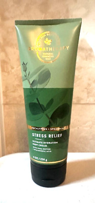 Bath & Body Works Aromatherapy EUCALYPTUS SPEARMINT Body Cream 8 oz NEW SUMMER