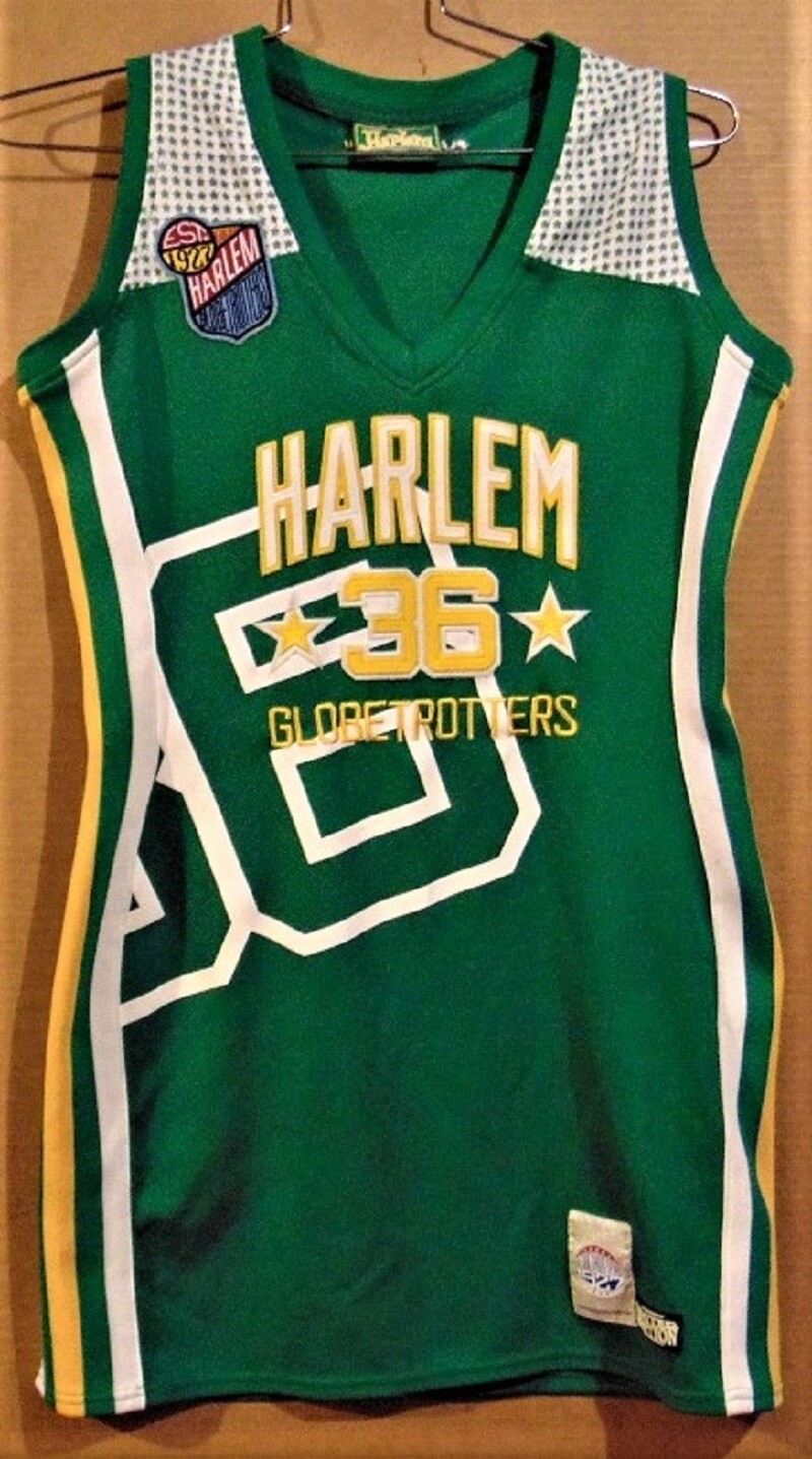 Harlem Globetrotters ユニフォーム L 36 Harlem Globetrotters #36 Jersey XL Platinum Fubu | eBay