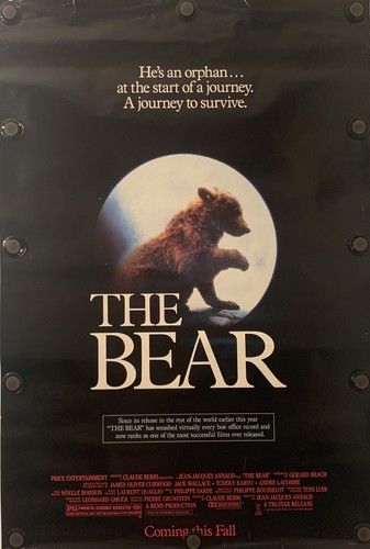 【CM118】B1判 映画ポスター 3種9枚まとめ「子熊物語」The Bear MV5BMTk2MTM2MDU2MV5BMl5BanBnXk