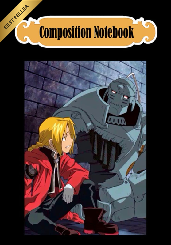 Composition Notebook Edward & Alphonse Elric Fullmetal Alchemist Brotherhood 6x9