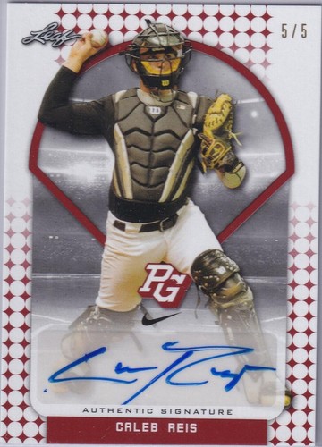 2018 Leaf Perfect Game National Showcase - Caleb Reis #BA-CR1