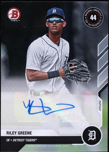 2020-21 Bowman Next Topps Now Baseball America Top 100 Prospects - Riley Greene #BA-31A