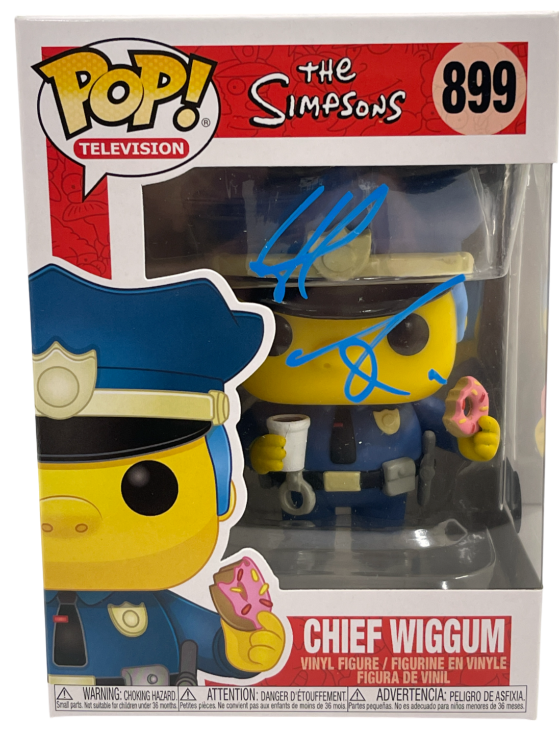 The Simpsons Chief Wiggum トーキングフィギュア Simpsons CHIEF WIGGUM Police Officer 2.5
