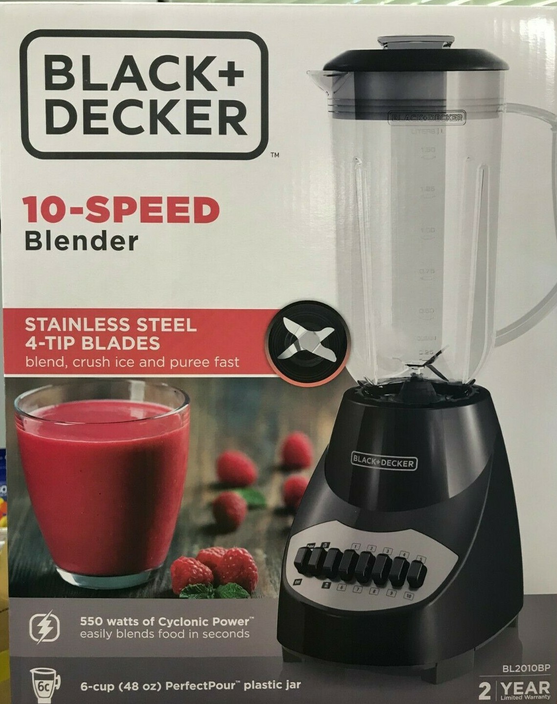 BLACK+DECKER - BL2010BP - Crush Master 10-Speed Blender BLACK+DECKER - BL2010BP - Crush Master 10-Speed Blender