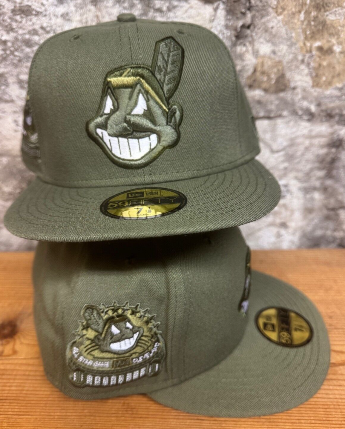 Cleveland Indians Wahoo Green New Era Fitted Club 59Fifty Cleveland Indians Wahoo Green New Era Fitted Club 59Fifty