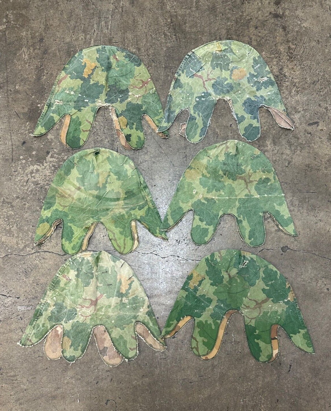 USGI Mitchell Pattern Helmet Cover, Vietnam War US Army USMC, T-103