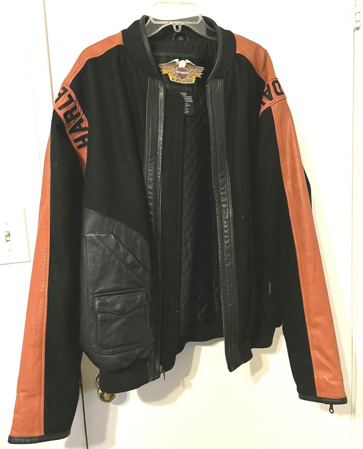 【HARLEY-DAVIDSON】ライダースジャケット　シングル　本革 y2k Harley-Davidson leather jacket アメカジ・y2k