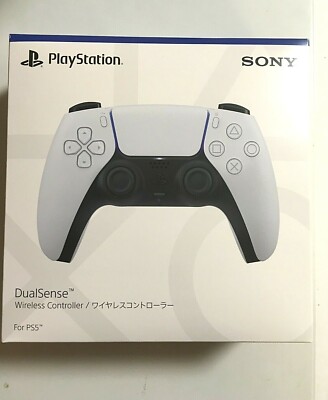 【純正美品】PS5 DualSenseワイヤレスコントローラ ホワイト PS5】 ワイヤレスコントローラー(DualSense(R)) ホワイト
